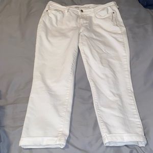 White Sweetheart jeans from Old Navy
